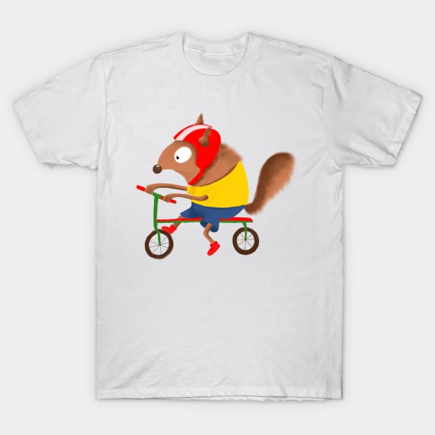 squirrel T-Shirt by Lins-penseeltje